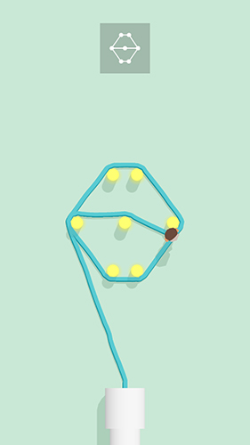 Gameplay of the Rope around! for Android phone or tablet.