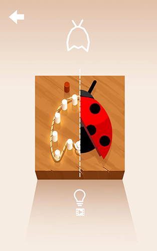 Gameplay of the Rope n roll for Android phone or tablet.