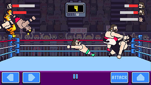 Gameplay of the Rowdy wrestling for Android phone or tablet.