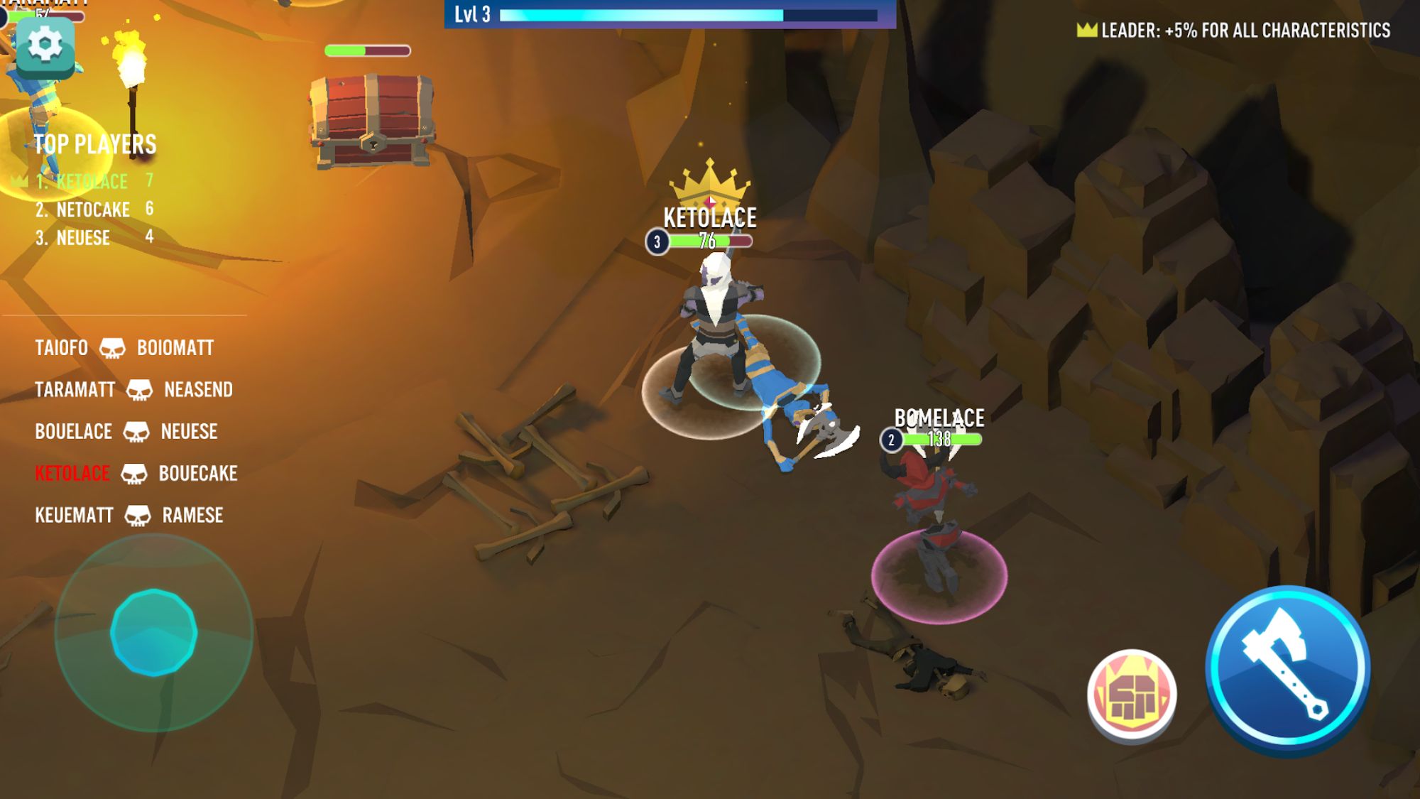 Gameplay of the Royal Battleground IO for Android phone or tablet.