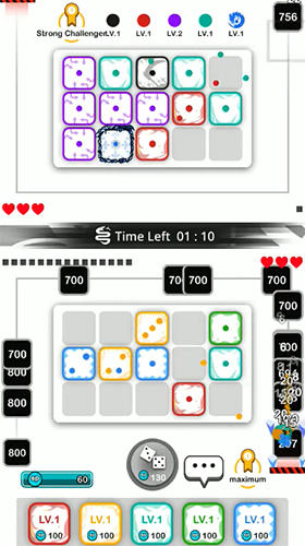 Gameplay of the Royal dice: Random defense for Android phone or tablet.