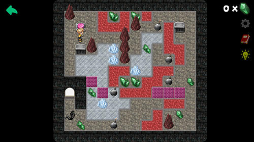 Gameplay of the RPG puzzle for Android phone or tablet.
