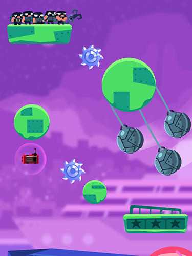 Gameplay of the Rubber robbers: Rope escape for Android phone or tablet.
