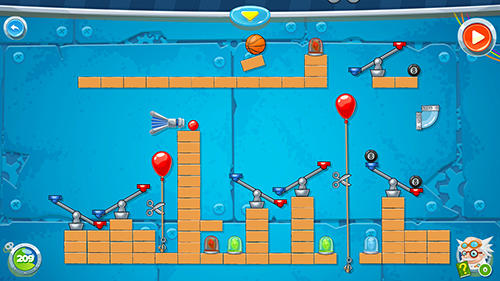 Gameplay of the Rube's lab for Android phone or tablet.