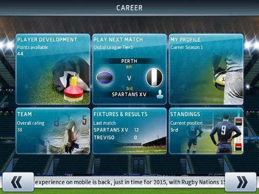 Full version of Android apk app Rugby nations 15 for tablet and phone.