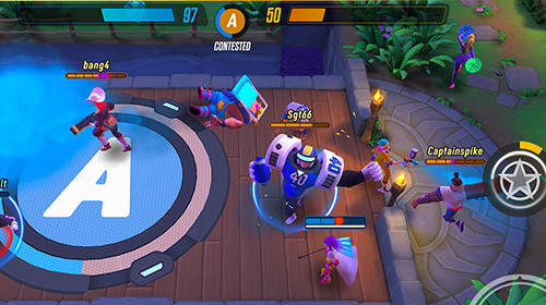Gameplay of the Rumble league for Android phone or tablet.