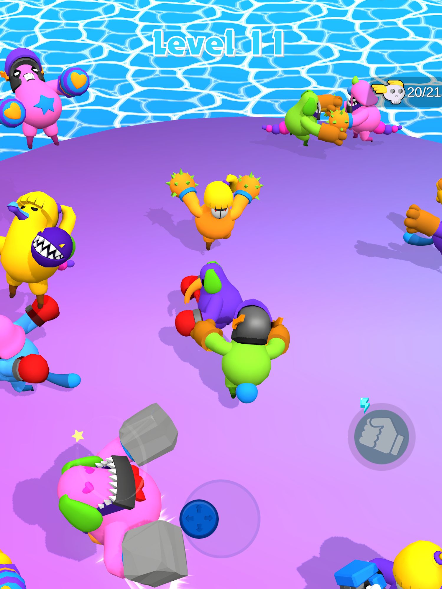 Gameplay of the Rumble Party for Android phone or tablet.