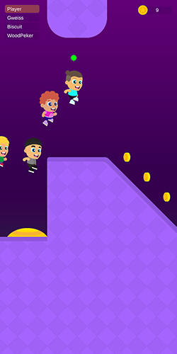 Gameplay of the Run race arena for Android phone or tablet.