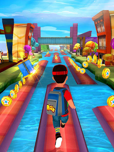 Gameplay of the Run run 3D 3 for Android phone or tablet.