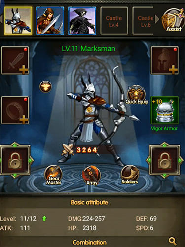 Gameplay of the Runes of magic for Android phone or tablet.