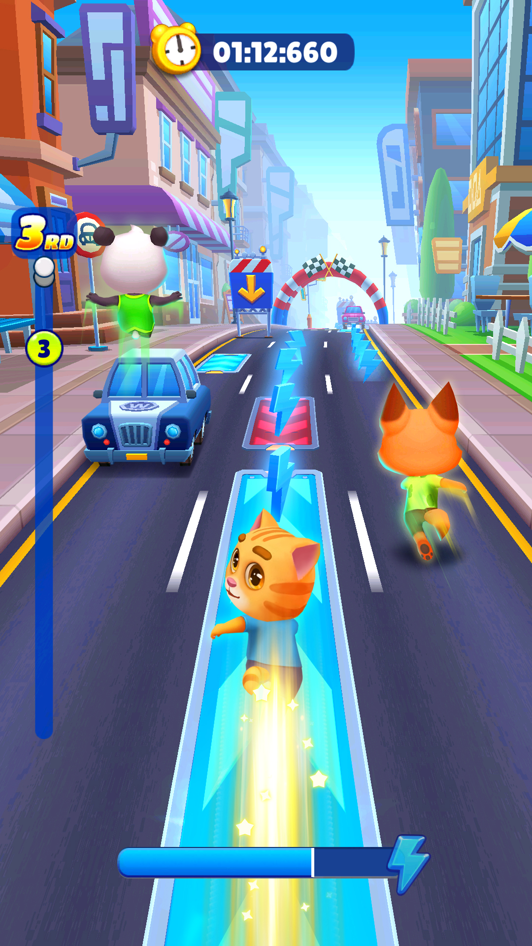 Gameplay of the Running Pet: Dec Rooms for Android phone or tablet.