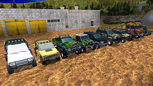 Gameplay of the Russian SUV offroad simulator for Android phone or tablet.