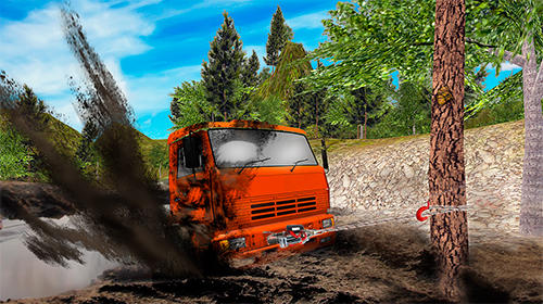 Gameplay of the Russian truck driver simulator for Android phone or tablet.