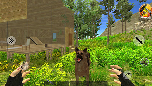 Gameplay of the Rustland: Survival and craft for Android phone or tablet.