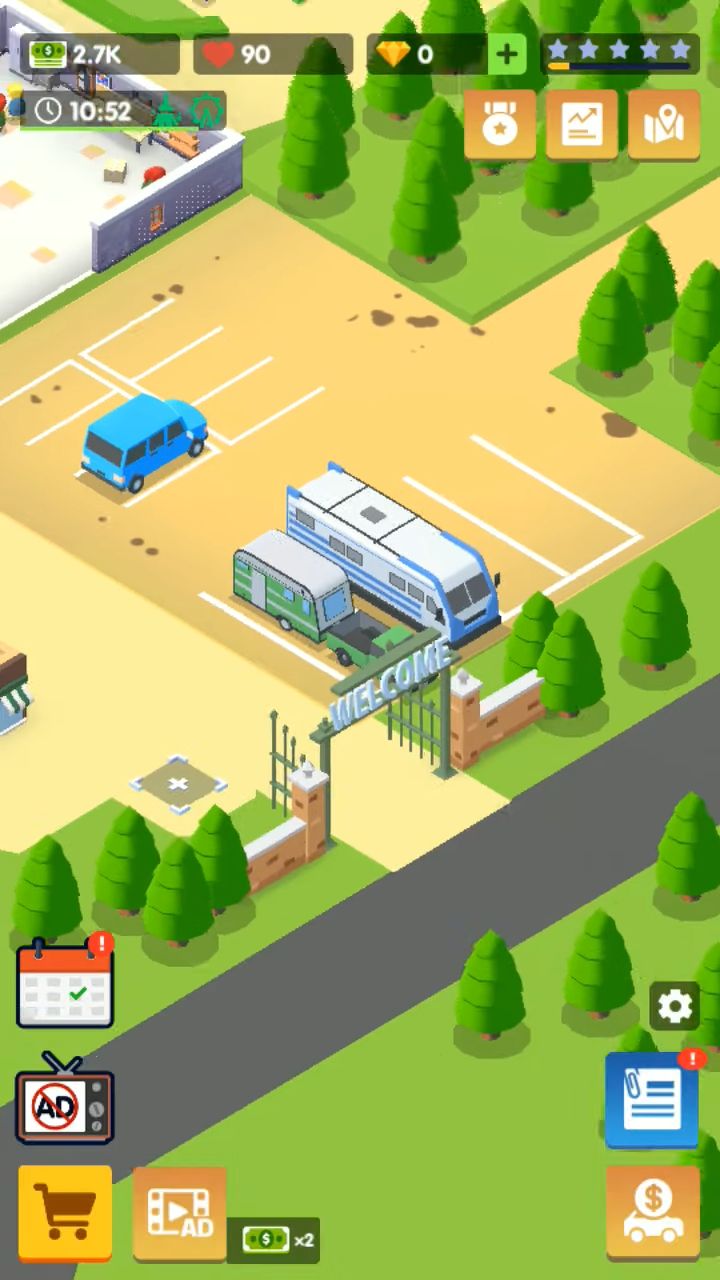 Gameplay of the RV Park Life for Android phone or tablet.