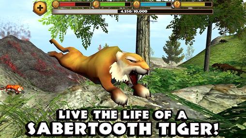 Full version of Android apk app Sabertooth tiger simulator for tablet and phone.