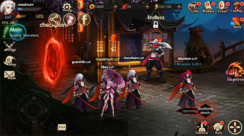 Gameplay of the Samurai legends for Android phone or tablet.