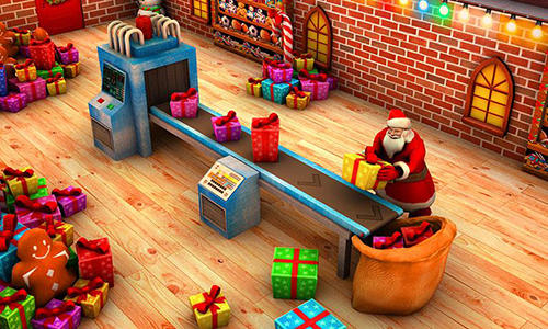 Gameplay of the Santa Christmas escape mission for Android phone or tablet.
