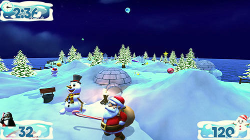 Gameplay of the Santa's vacation for Android phone or tablet.