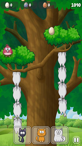 Gameplay of the Сats vs birds for Android phone or tablet.