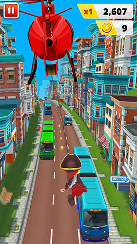 Gameplay of the Sausage run 2 for Android phone or tablet.