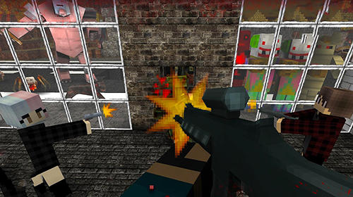 Gameplay of the Scary craft: Five nights of survival for Android phone or tablet.