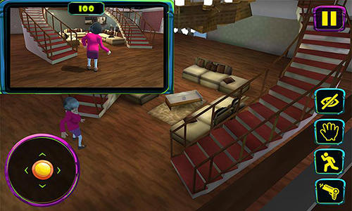 Gameplay of the Scary teacher 3D for Android phone or tablet.