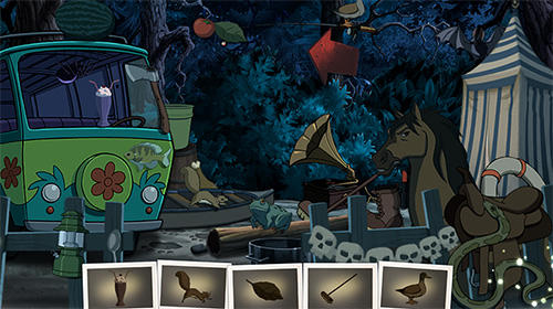 Gameplay of the Scooby-Doo mystery cases for Android phone or tablet.