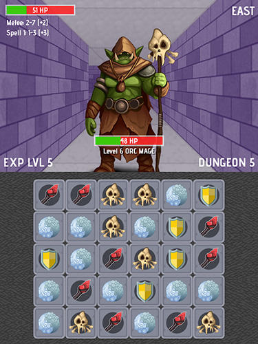Gameplay of the Scrolls of gloom for Android phone or tablet.