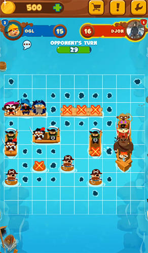 Gameplay of the Sea battle: Heroes for Android phone or tablet.