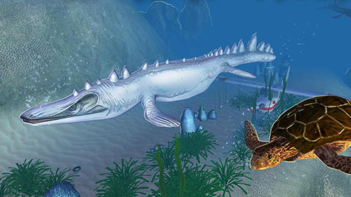 Gameplay of the Sea monster megalodon attack for Android phone or tablet.