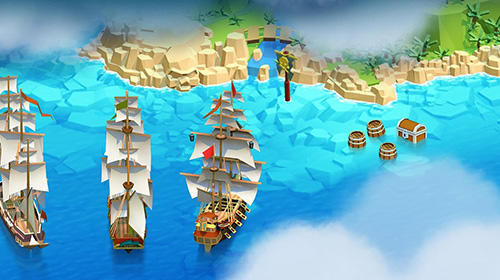 Gameplay of the Seaport: Explore, collect and trade for Android phone or tablet.