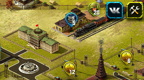 Gameplay of the Second world war: Real time strategy game! for Android phone or tablet.