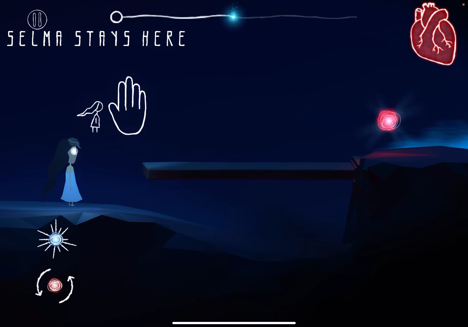 Gameplay of the Selma and the Wisp for Android phone or tablet.