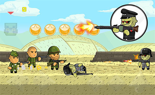 Gameplay of the Sergeant Mahoney and the army of sinister clones for Android phone or tablet.