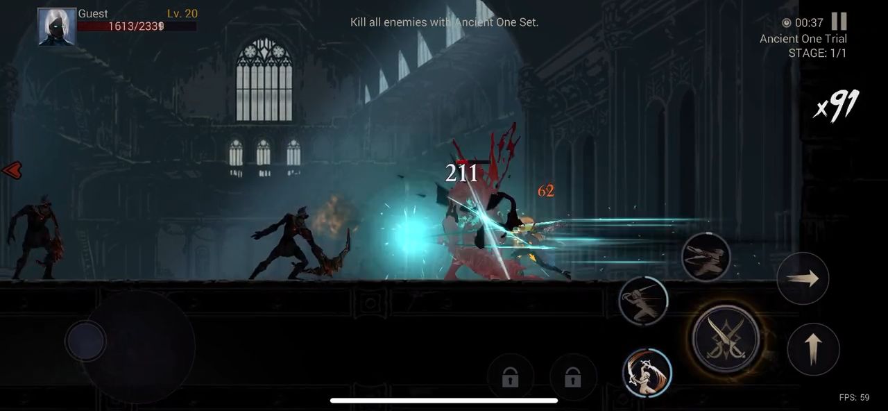 Gameplay of the Shadow Hunter: Lost Worlds for Android phone or tablet.