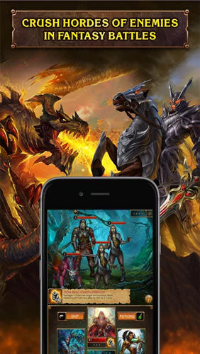 Gameplay of the Shadow quest: Heroes story for Android phone or tablet.