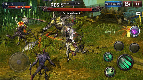 Gameplay of the Shadowblood for Android phone or tablet.