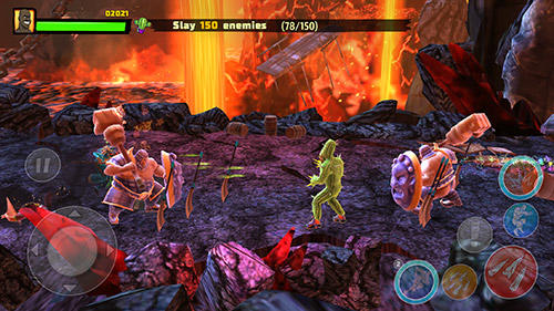 Gameplay of the Shaq fu: A legend reborn for Android phone or tablet.