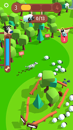 Gameplay of the Sheep patrol for Android phone or tablet.