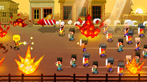 Gameplay of the Sheriff vs cowboys for Android phone or tablet.