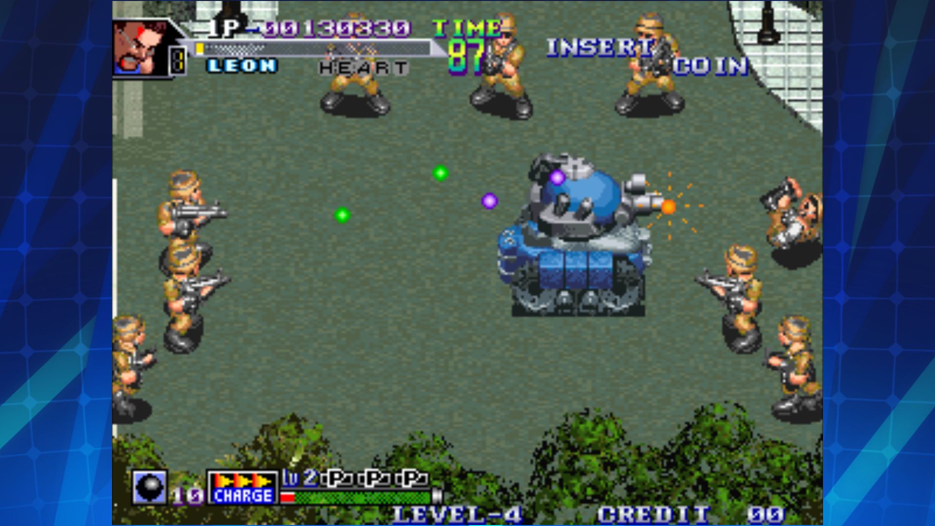 Gameplay of the SHOCK TROOPERS 2nd Squad for Android phone or tablet.