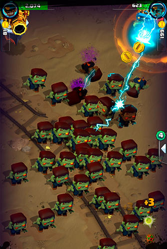 Gameplay of the Shoot like hell: Zombie for Android phone or tablet.