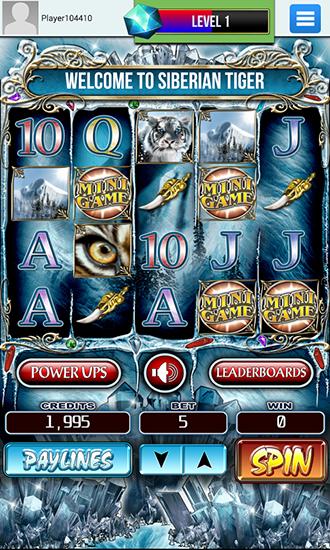 Full version of Android apk app Siberian tiger: Slot machine for tablet and phone.