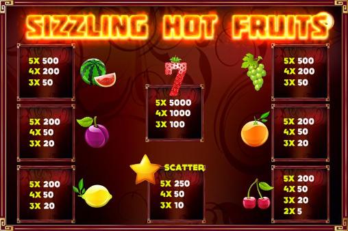Full version of Android apk app Sizzling hot fruits slot for tablet and phone.