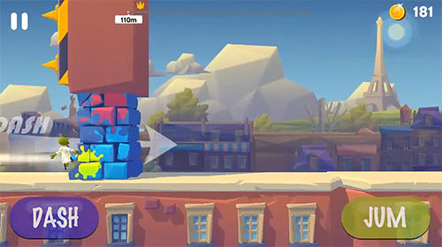 Gameplay of the Skateboarding rush for Android phone or tablet.