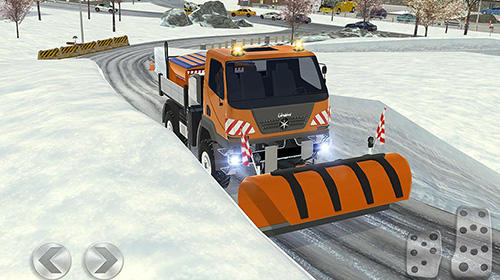 Gameplay of the Ski resort: Driving simulator for Android phone or tablet.