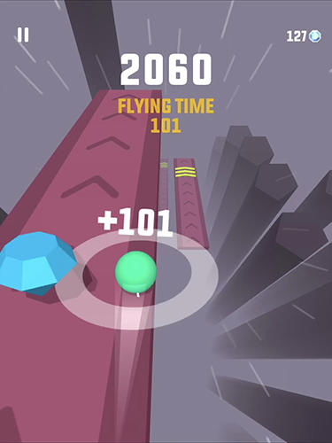 Gameplay of the Sky ball for Android phone or tablet.