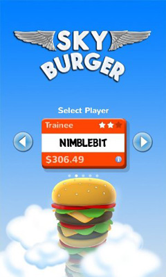 Download Sky Burger Android free game.