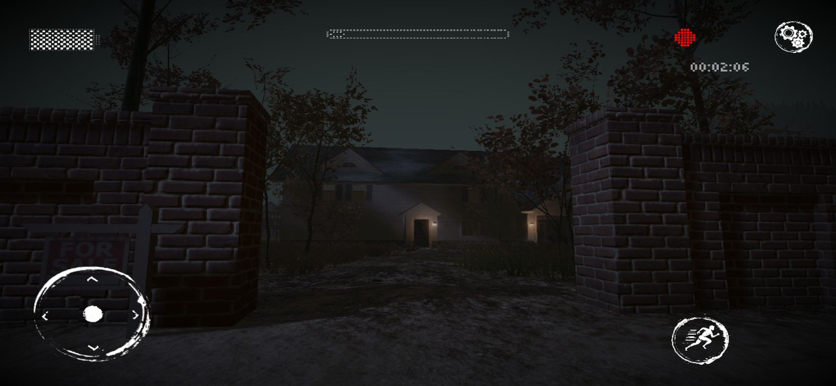 Gameplay of the Slender: The Arrival for Android phone or tablet.